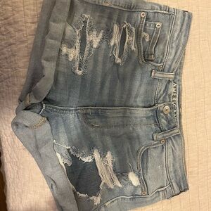 American Eagle Distressed Denim Shorts